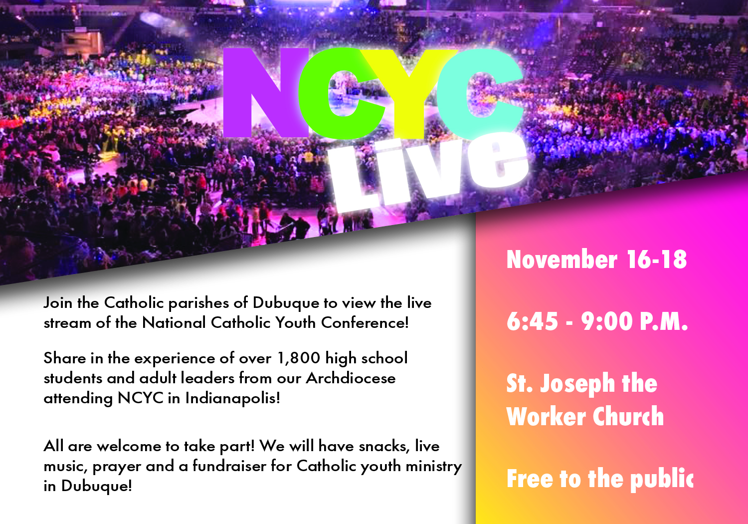 NCYC Live Save the Date