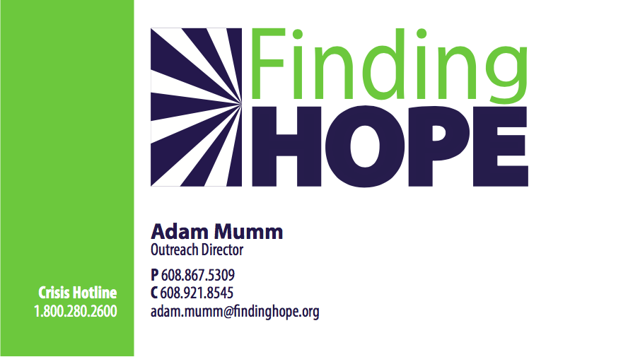 Finding Hope Business Card