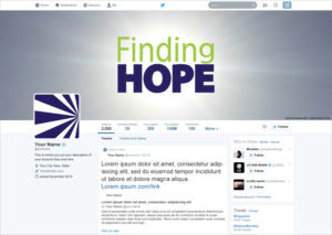 Finding Hope Twitter Layout