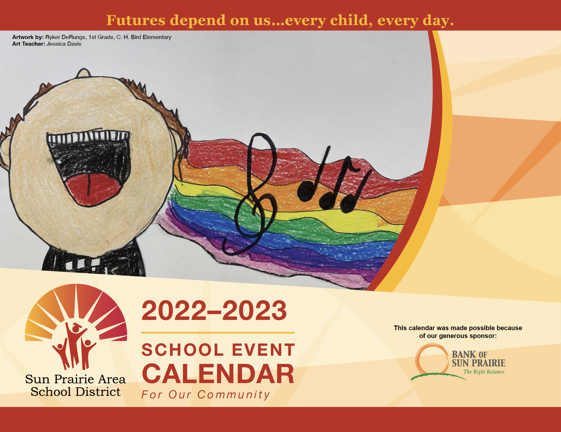 2022–2023 School Event Calendar