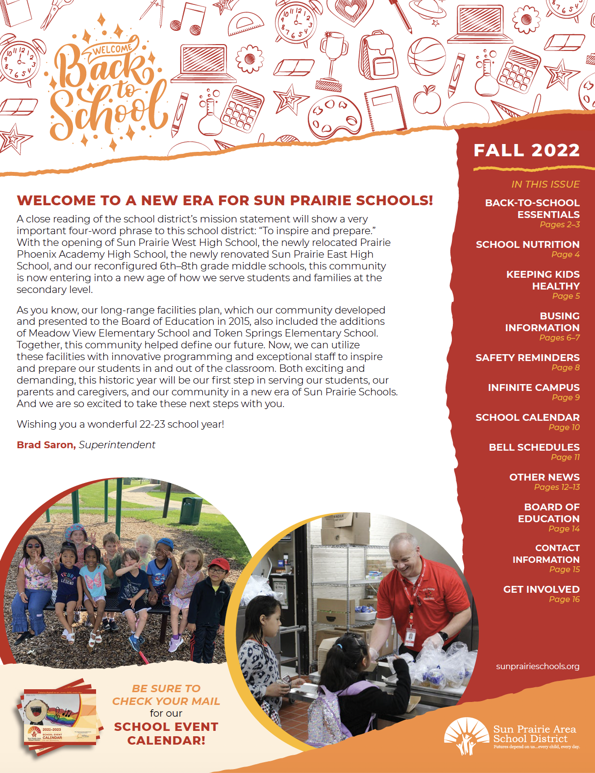 Back to School Newsletter
